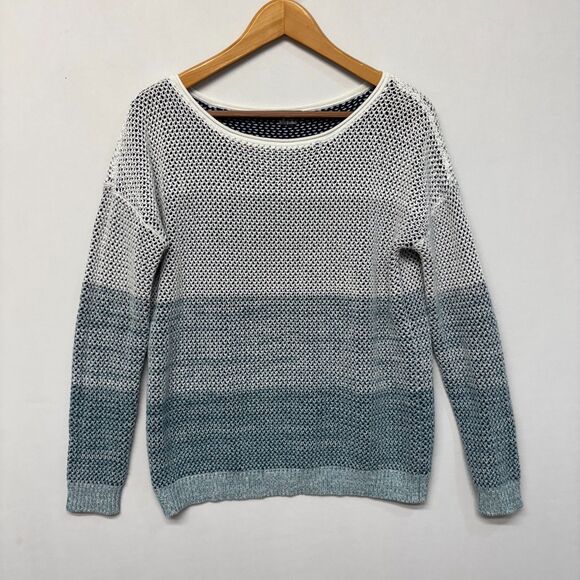 Vince Women Pullover Knit Sweater Size Medium Cotton C032 -15 - Picture 1 of 15